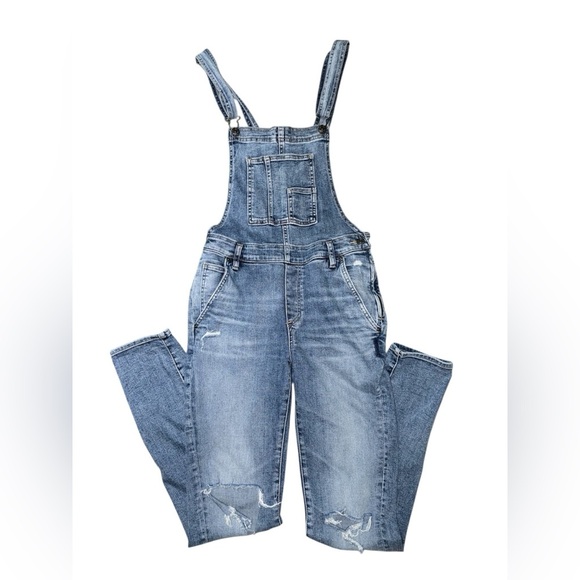 Silver Jeans Women's Blue Denim Overalls - Picture 1 of 11